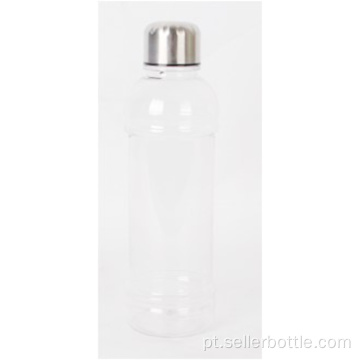 Garrafa de água transparente com infusor de frutas 600ml